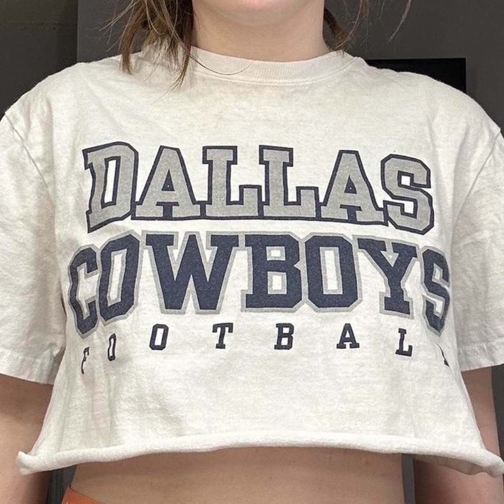 Dallas cowboys crop top